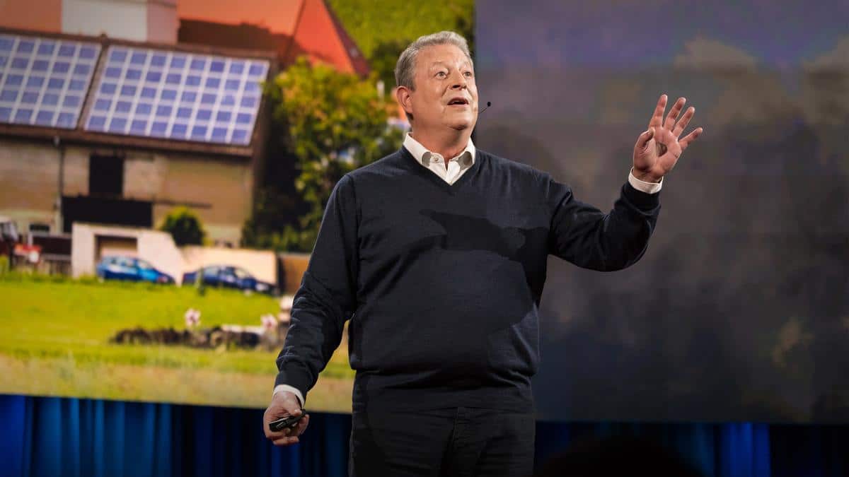 Al Gore Ted Talk - From "Gore the Bore" to Millionaire Whisperer: How Al Gore discovered Storytelling