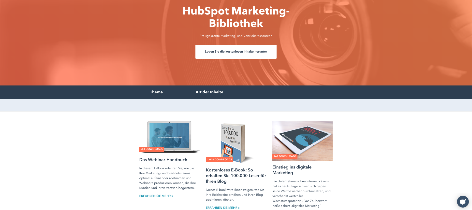 Hubspot - Blogpost, Listicle und dann? – 13 Digitale Content-Formate