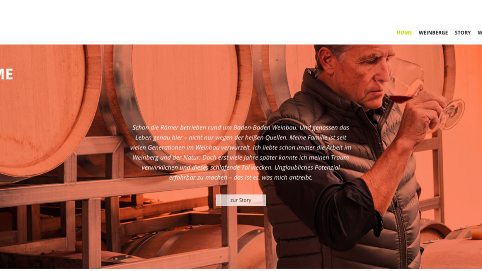 Winemaker Axel Bauer tells his story - storytelling for beverage brands