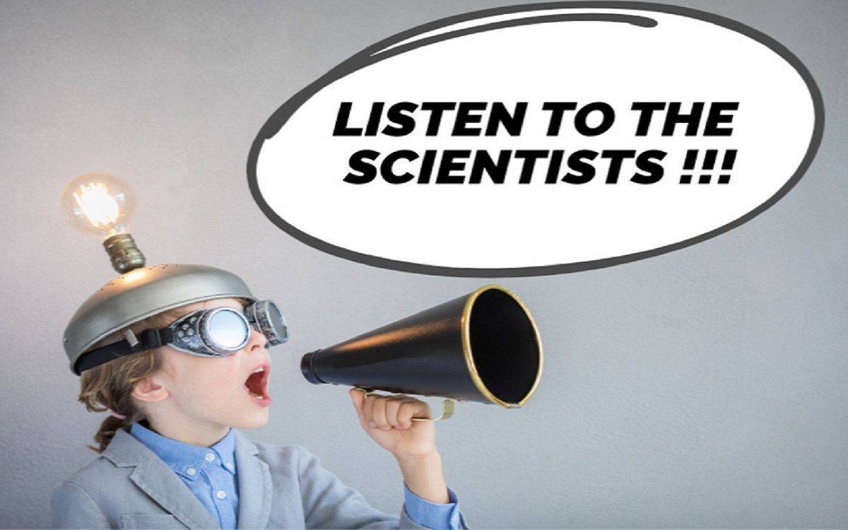Kampagne von Mashup Communications "Listen to the Scientists"