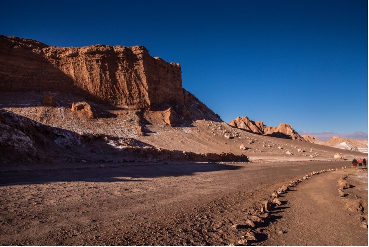 Die Atacama-Wüste ist die trockenste Wüste der Welt.