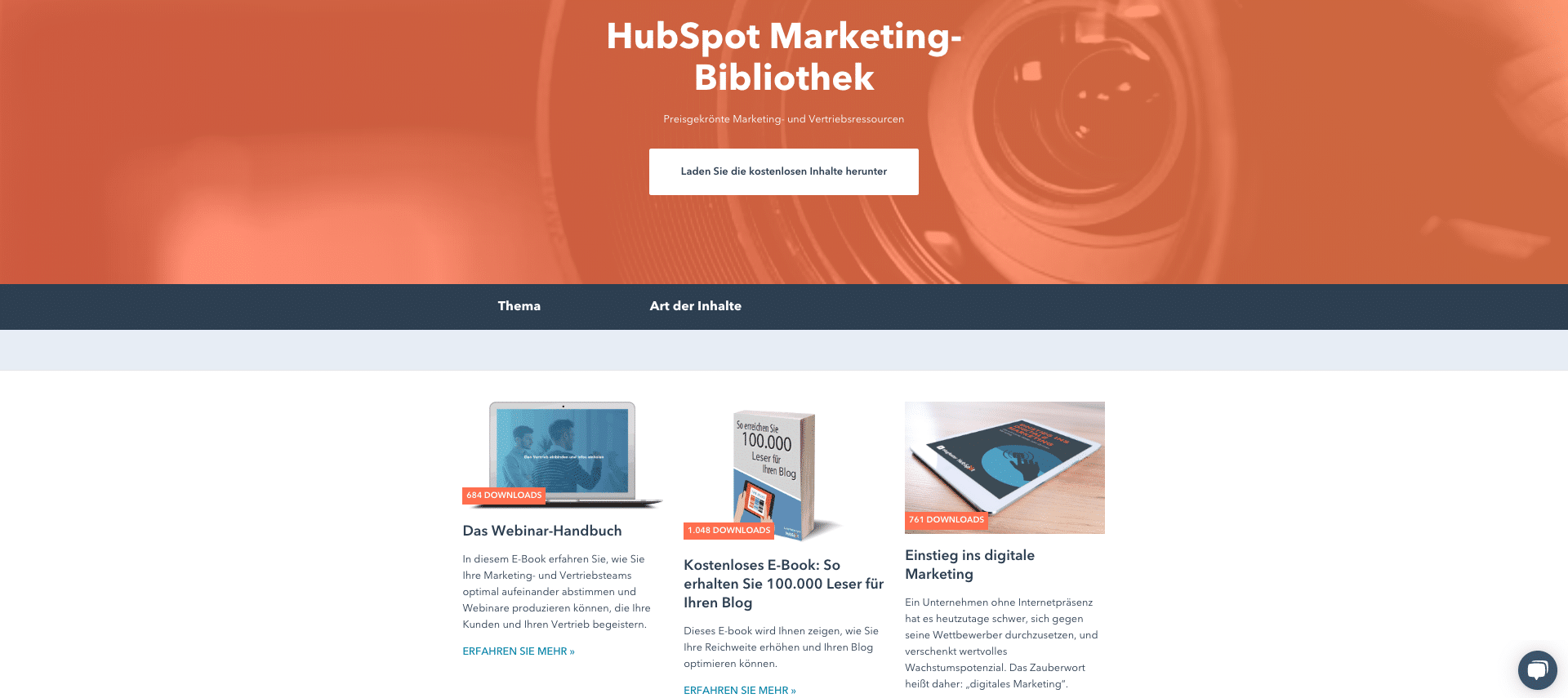 Hubspot - Blogpost, listicle and then? - 13 Digital content formats