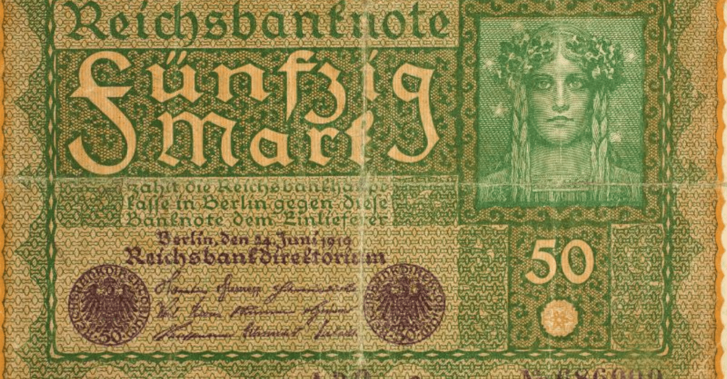 Fifty Mark Reichsbank Note 