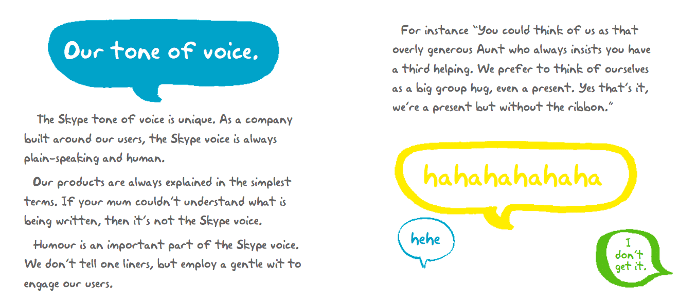 Skype Brand Voice