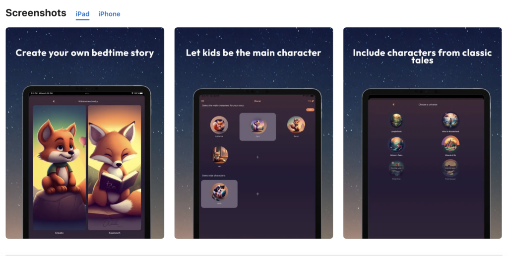 Bildschirmfoto 2024 05 15 um 15.42.30 - Storytelling-Apps: Geschichten auf dem Smartphone