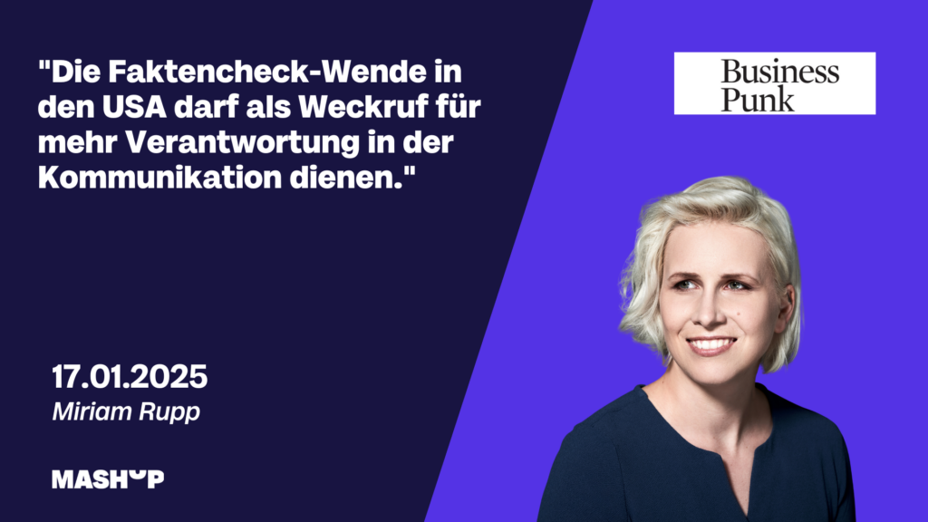 Was die Faktencheck-Wende in den USA für die Kommunikation deutscher Unternehmen bedeutet